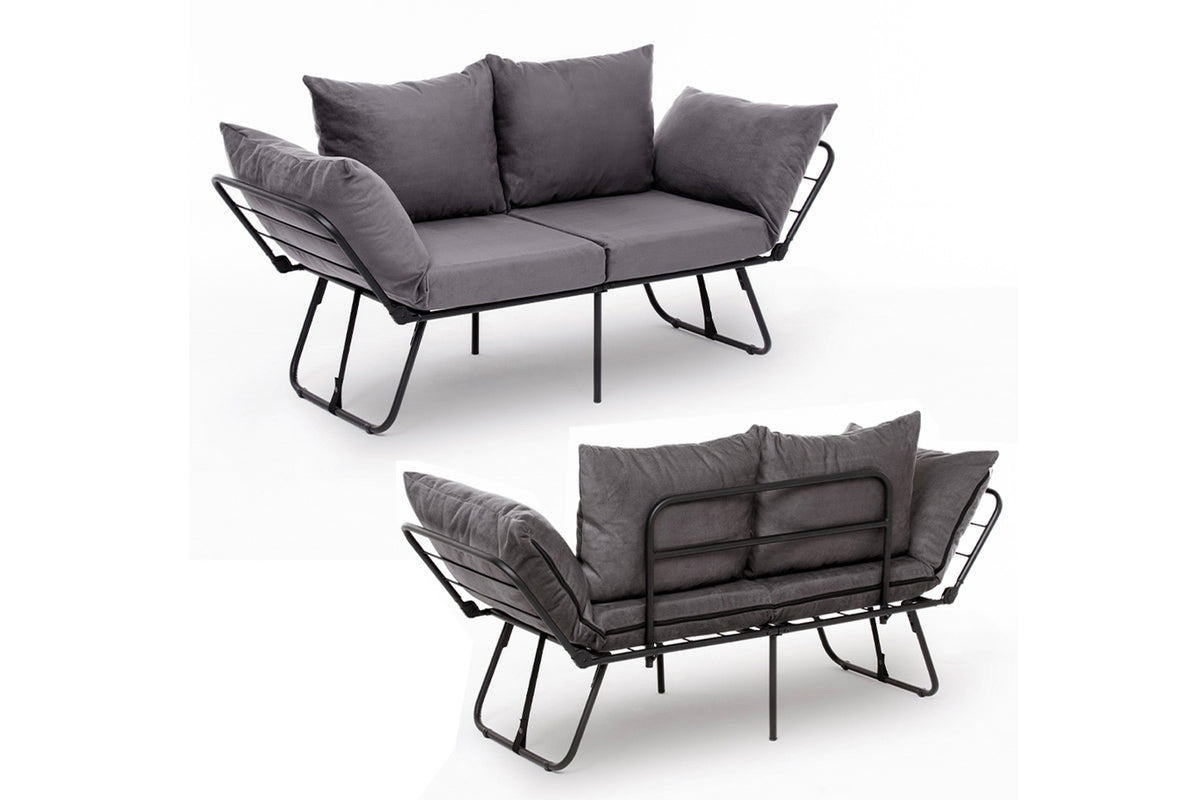 Dvosjed na razvlačenje Viper 2-Seater - sivi