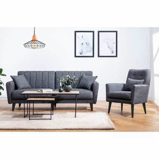 Sofa-ležaj Garnitura 404, Antracit