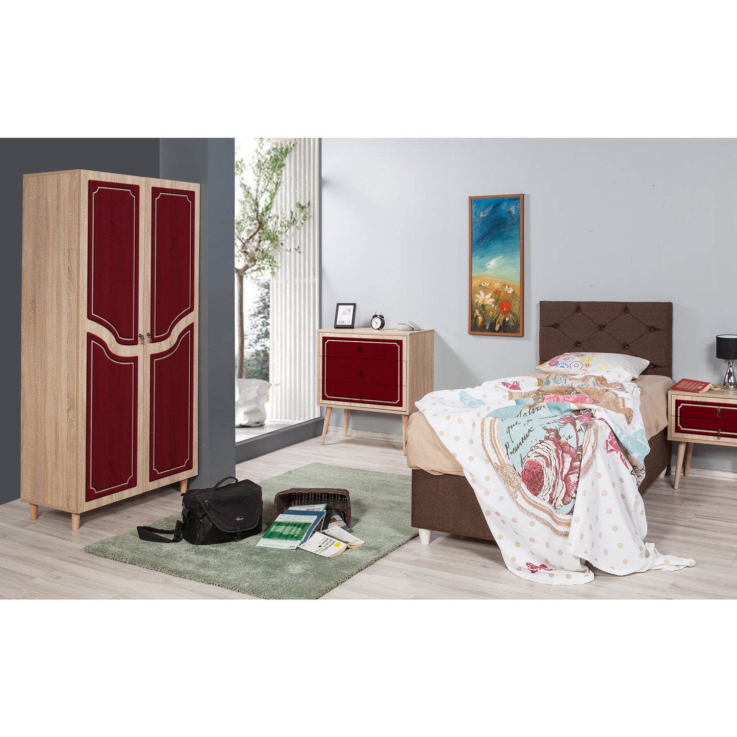 Garderoba, Sonoma hrast, Stil - 621