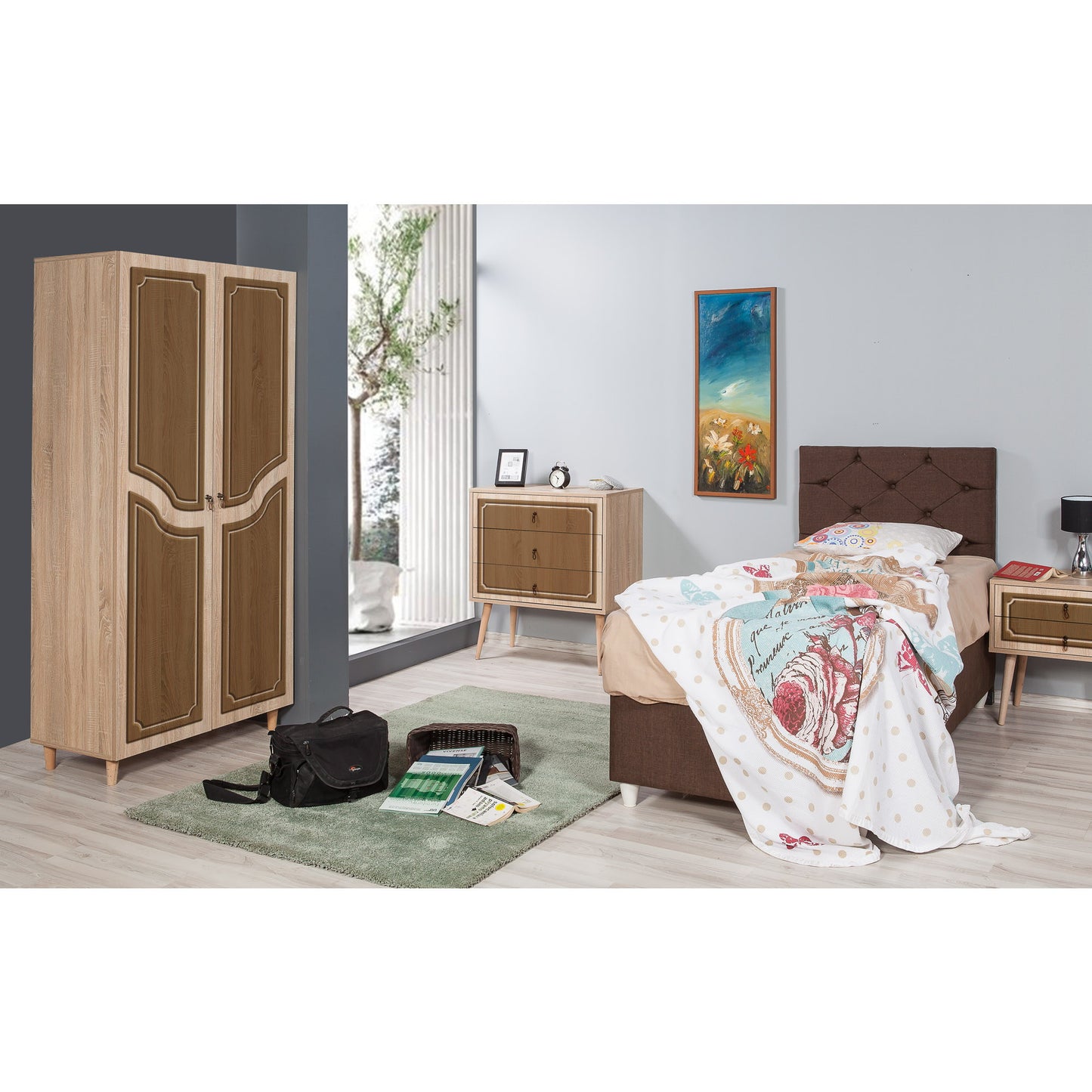 Garderoba, Sonoma hrast, Stil - 622