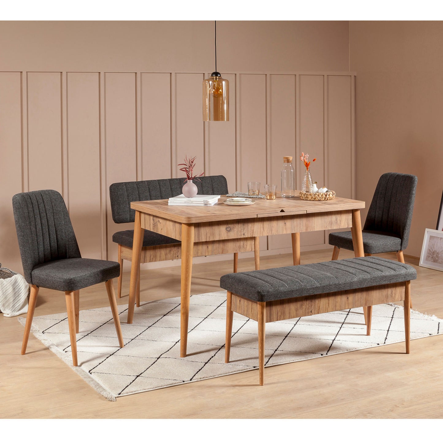Klupa, Atlantski bor Antracit, Vina 1053 - 2 - Anthracite, Atlantic