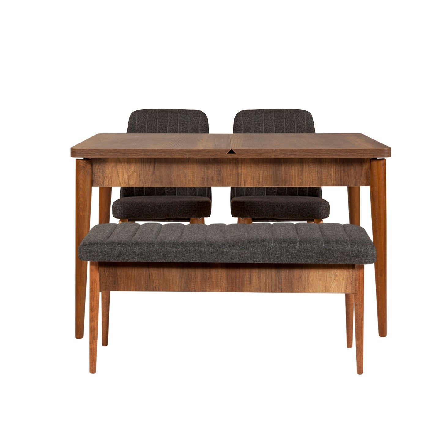 Set stolova i stolica (4 komada), Orah Antracit, Vina 1053 - Anthracite, Walnut
