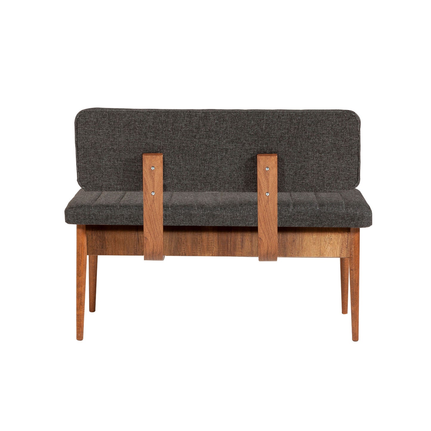 Komplet za blagovaonicu, stol, stolice i klupe, Vina 1053 - Anthracite, Walnut