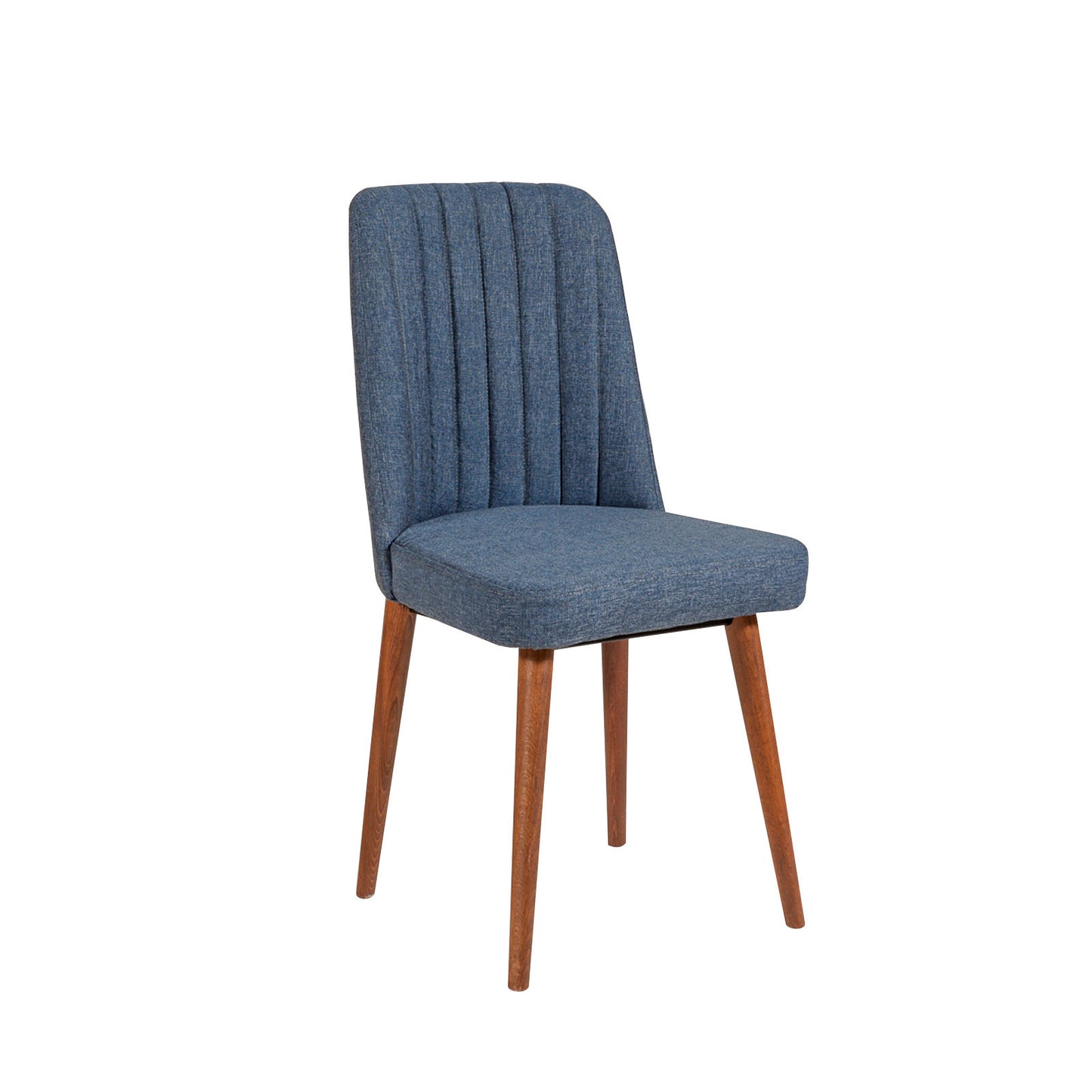 Komplet za blagovaonicu, stol, stolice i klupe, Vina 1048 - Dark Blue, Walnut
