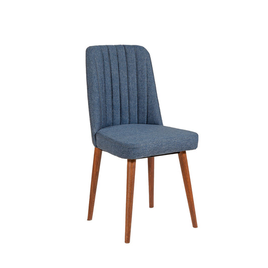 Stolica, Orah Tamno plava, Vina 1048 - Dark Blue, Walnut