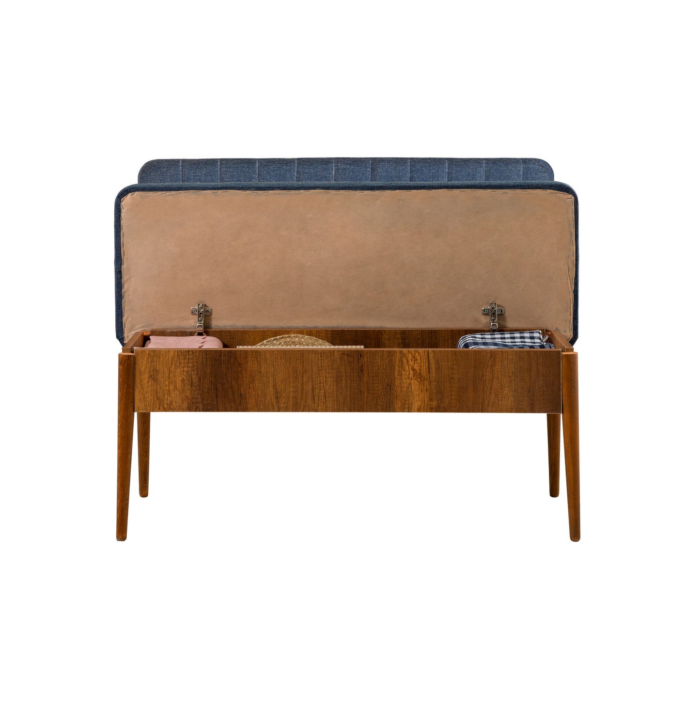 Klupa, Orah Tamno plava, Vina 1048 - 2 - Dark Blue, Walnut