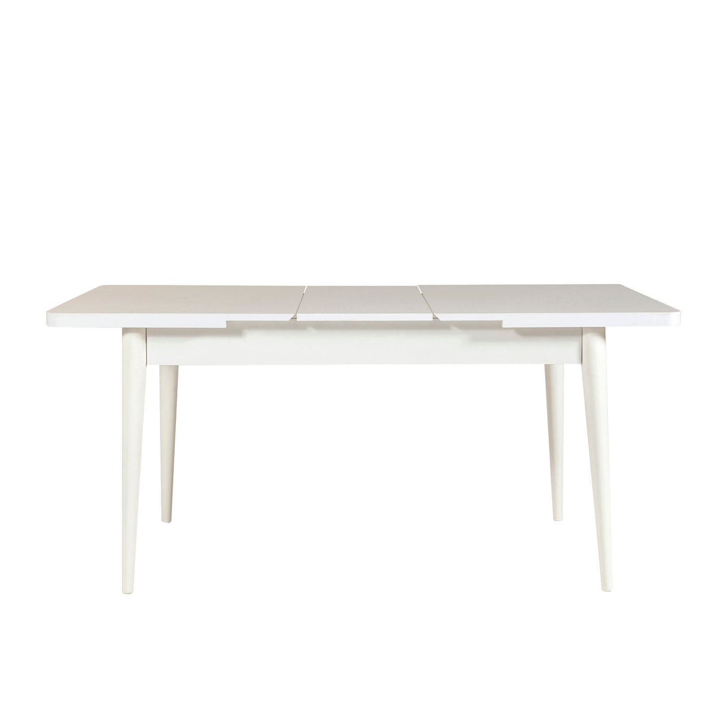 Set stolova i stolica (4 komada), Bijela boja Antracit, Vina 1053 - Anthracite, White