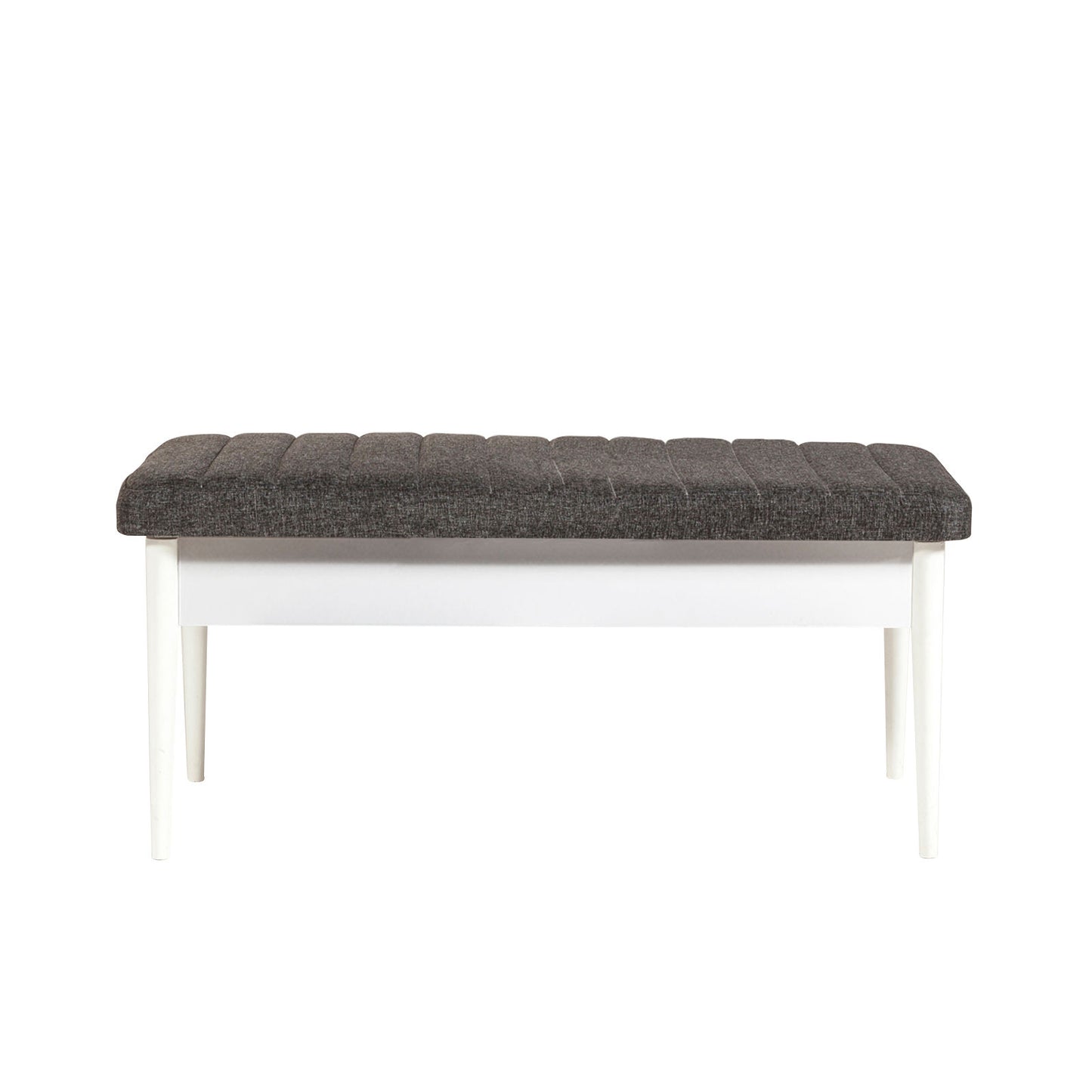 Set stolova i stolica (4 komada), Bijela boja Antracit, Vina 1053 - Anthracite, White