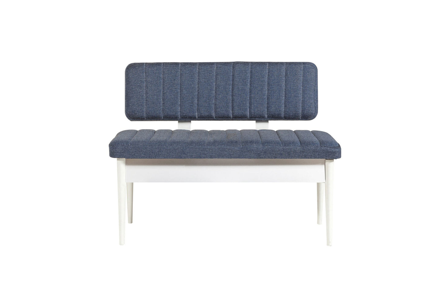 Set stolova i stolica (5 komada), Bijela boja Tamno plava, Vina 1048 - Dark Blue, White