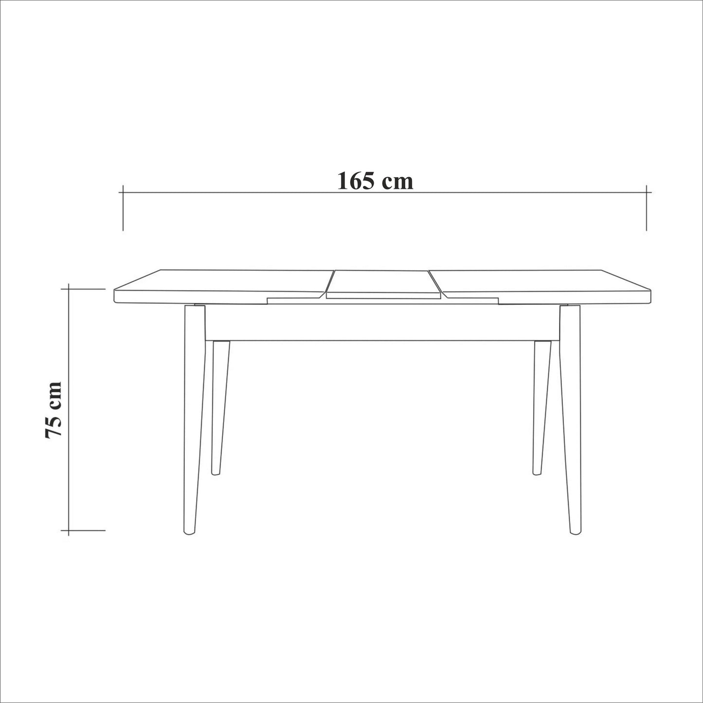 Set stolova i stolica (5 komada), Bijela boja Kamen, Vina - White