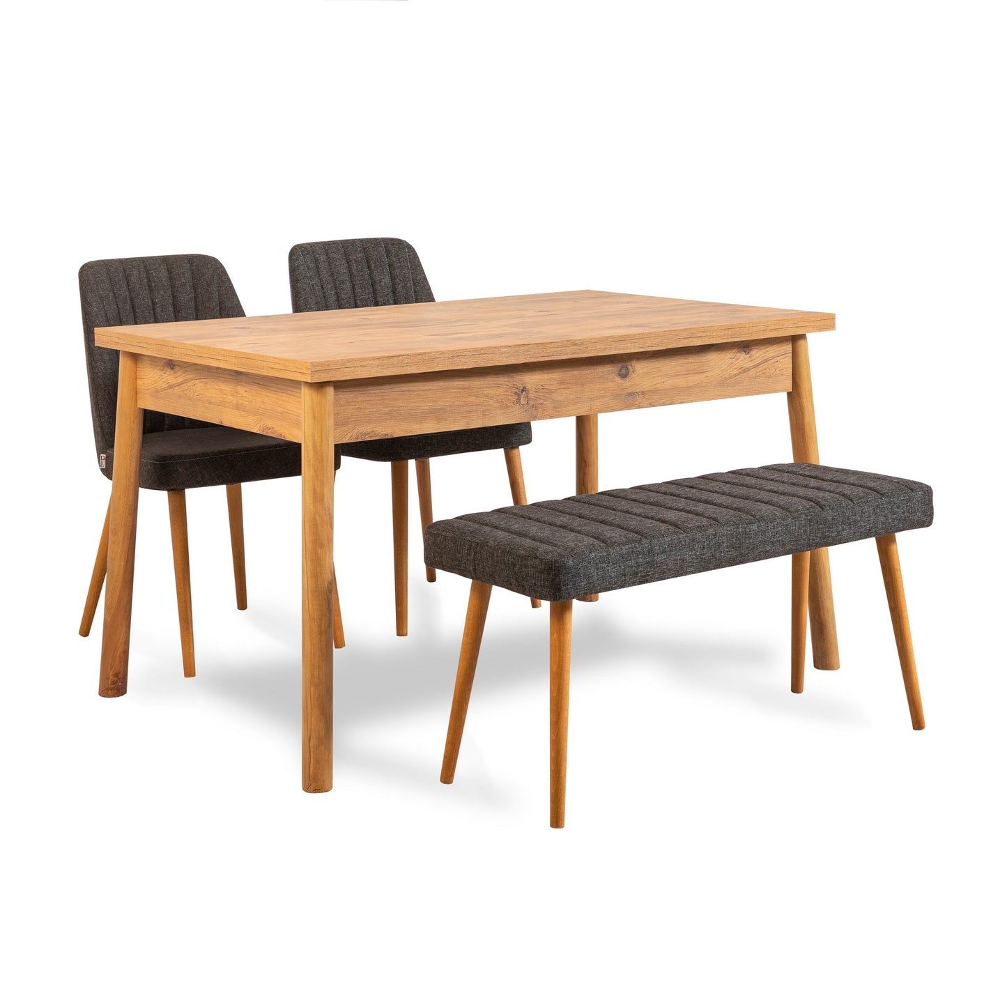 Set stolova i stolica (4 komada), Atlantski bor Antracit, Costa 1053 - 3 A