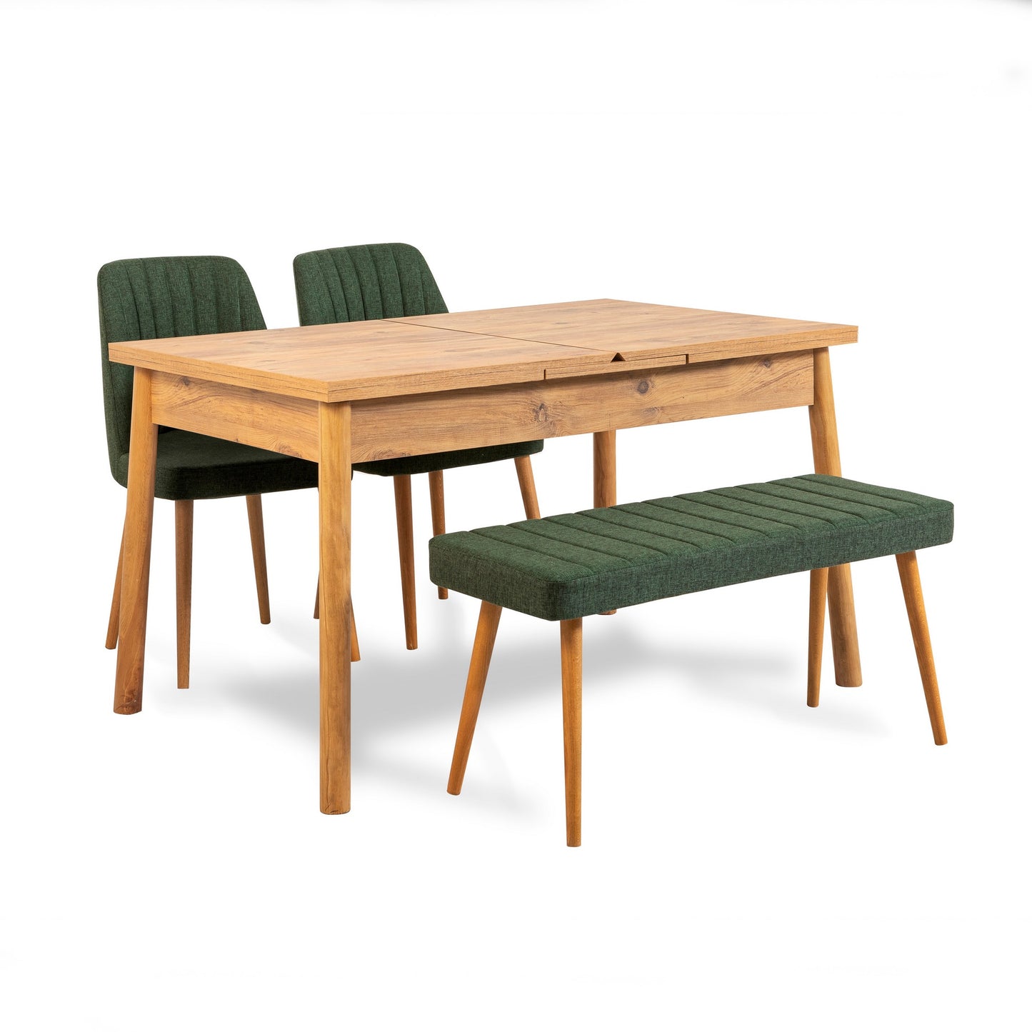 Set stolova i stolica (4 komada), Atlantski bor zelena, Santiago 1070 - 3 A
