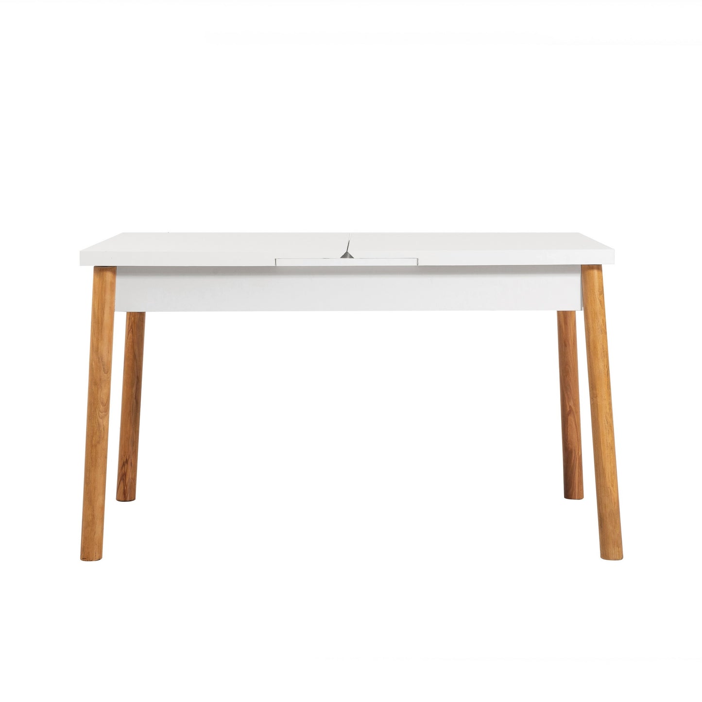 Set stolova i stolica (6 komada), Atlantski bor Bijela boja Antracit, Santiago 1053 - 2 AB