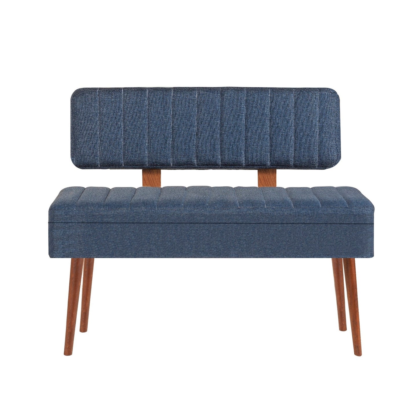 Klupa, Vina 1048 - 1 - Walnut, Dark Blue