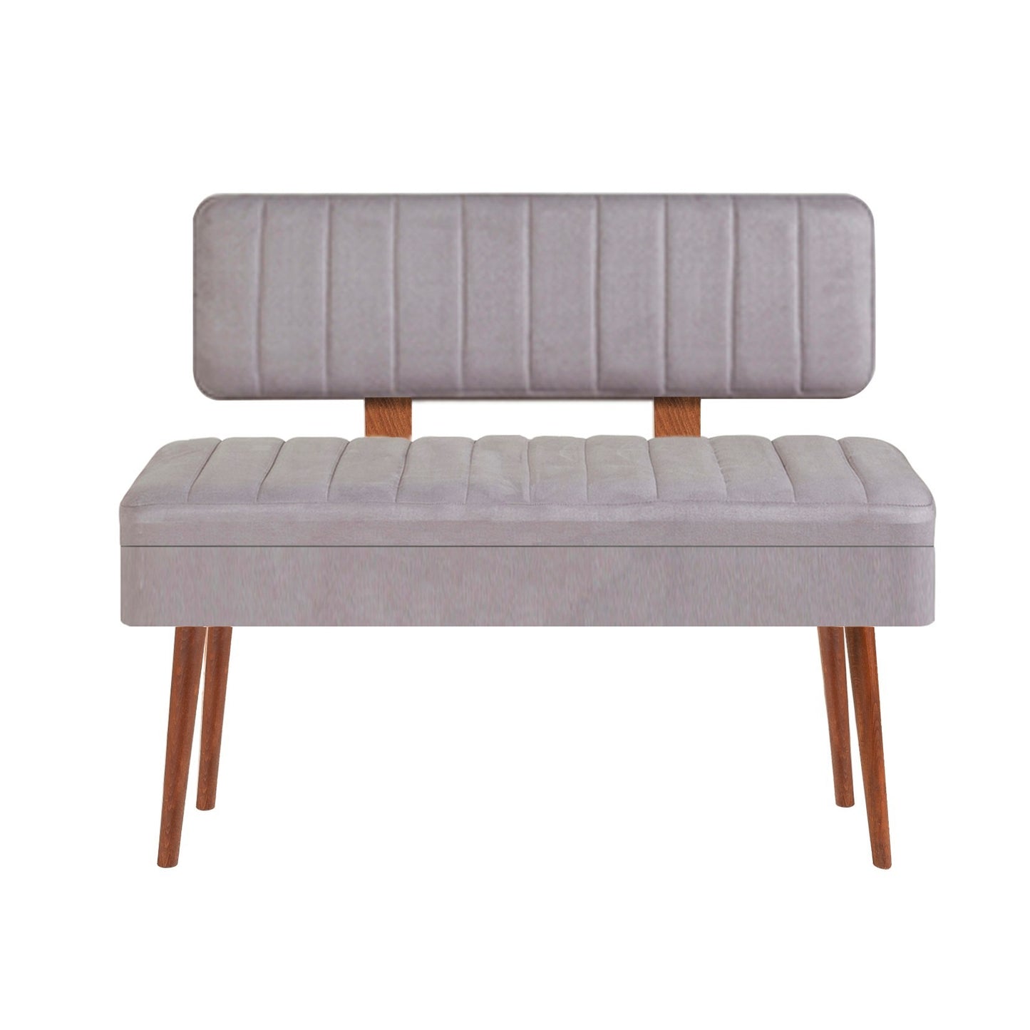 Klupa, Vina 0701 - 1 - Walnut, Grey
