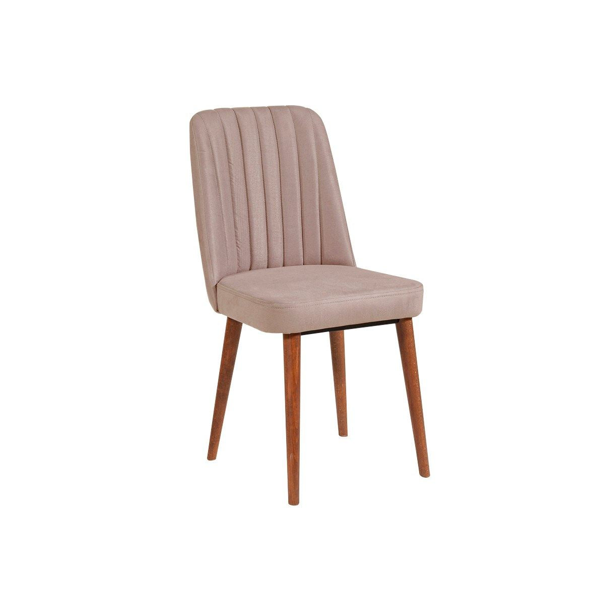 Set stola i stolica (4 komada), Vina 0900 - 3 - Walnut, Stone