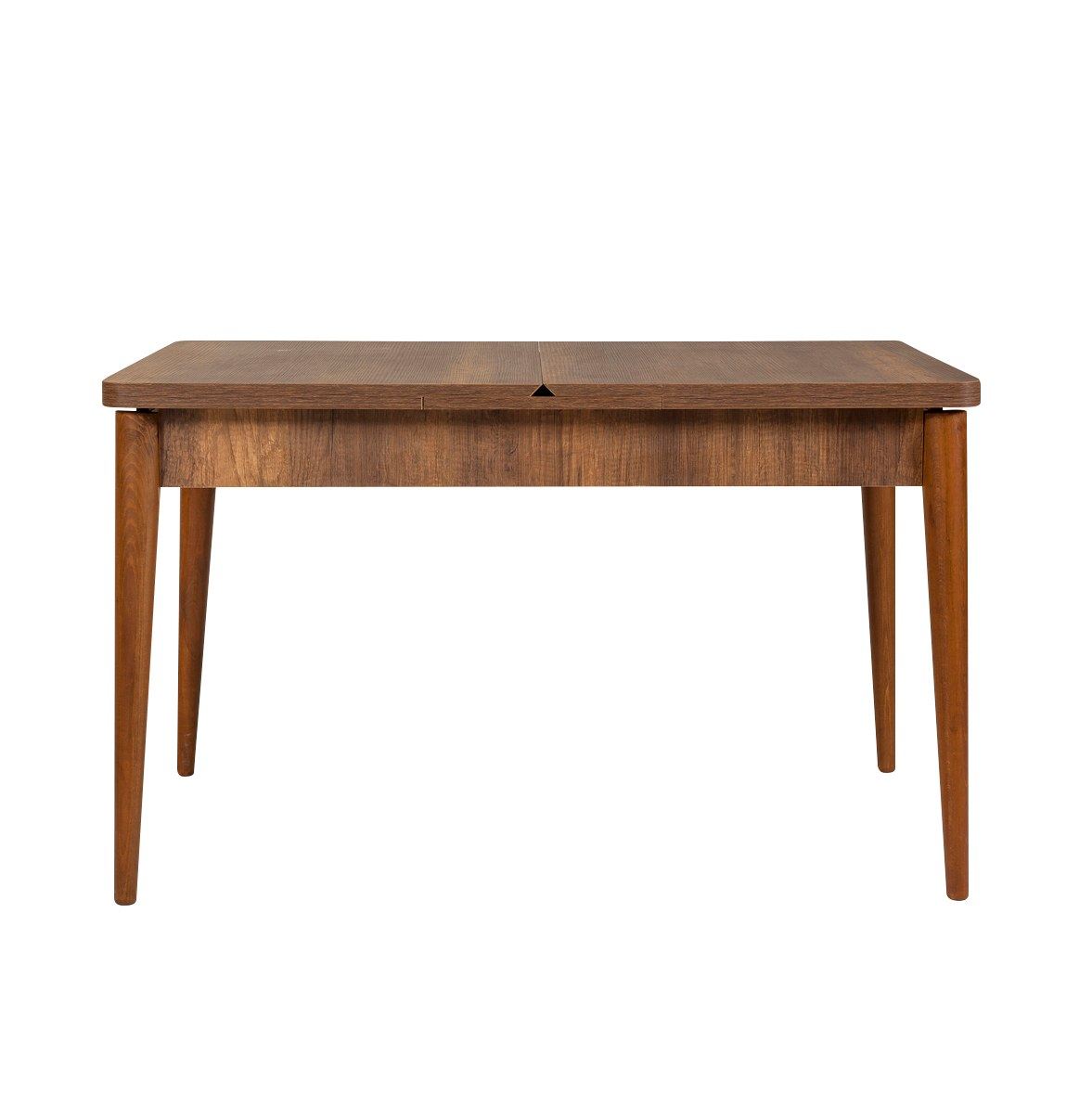 Set stola i stolica (4 komada), Vina 0900 - 3 - Walnut, Stone