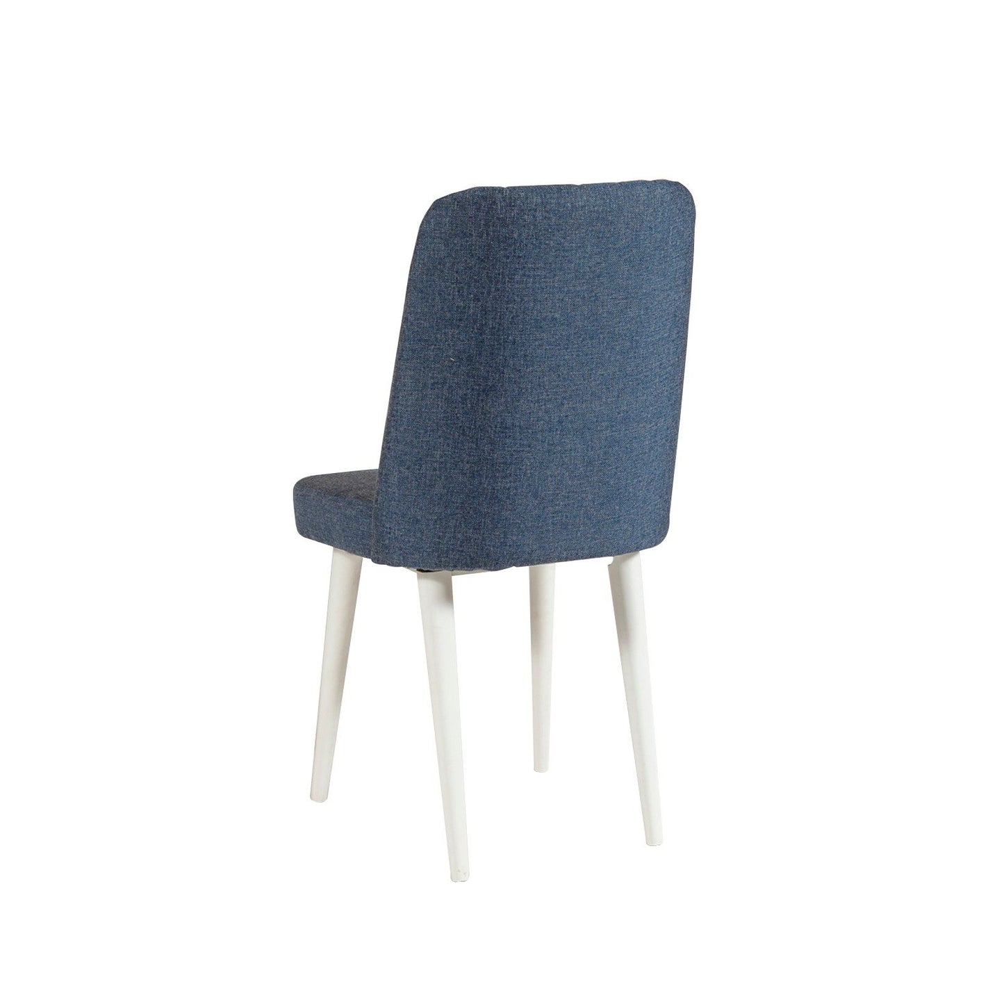 Set stola i stolica (4 komada), Vina 1048 - 3 - White, Dark Blue