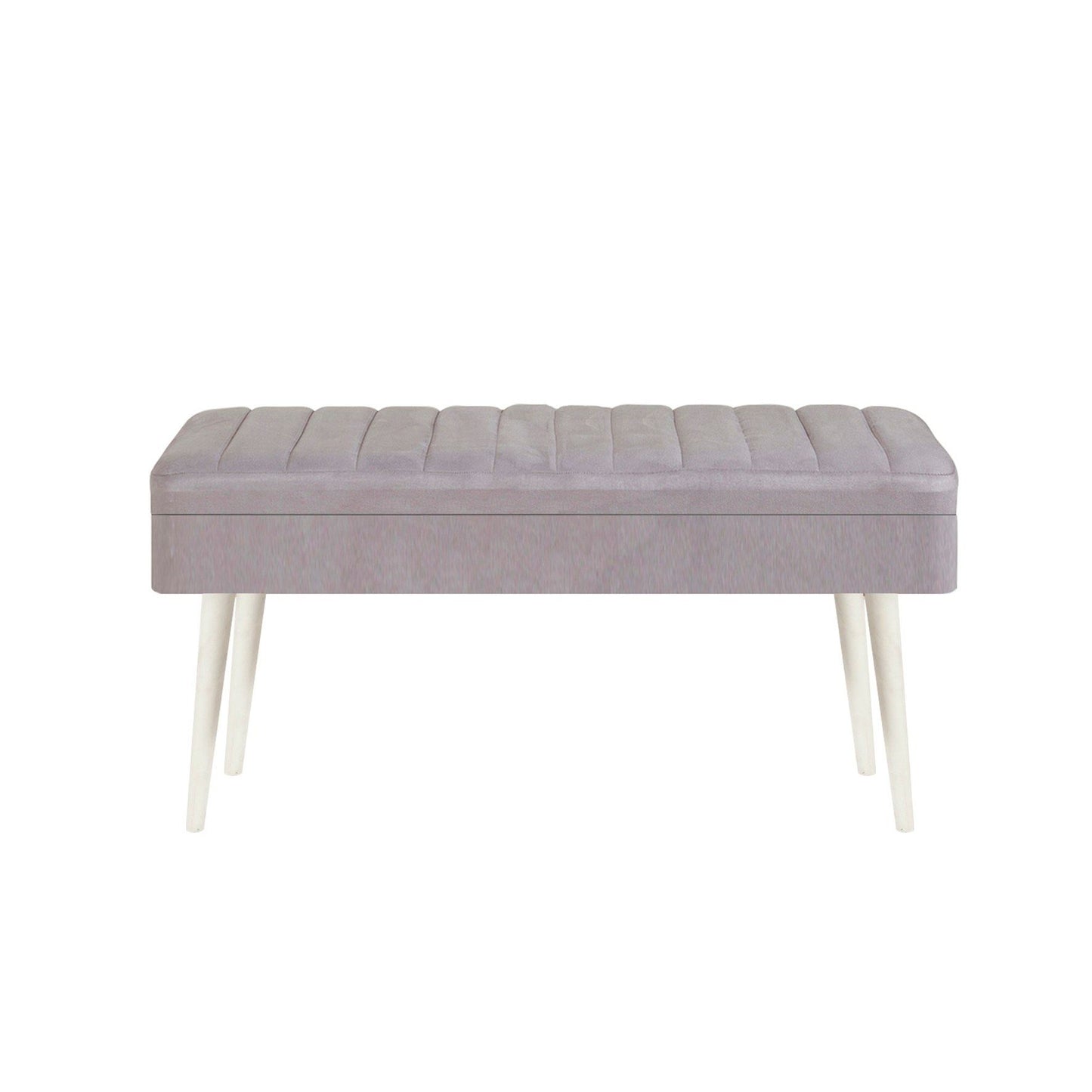 Set stola i stolica (4 komada), Vina 0701 - 3 - White, Grey