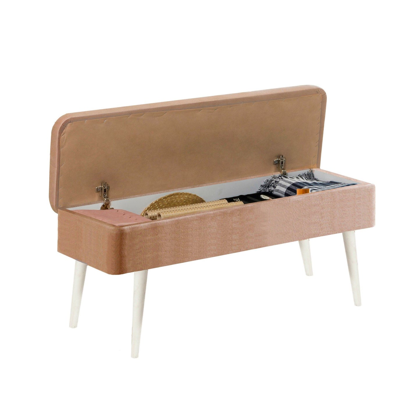 Set stola i stolica (4 komada), Vina 0900 - 3 - White, Stone