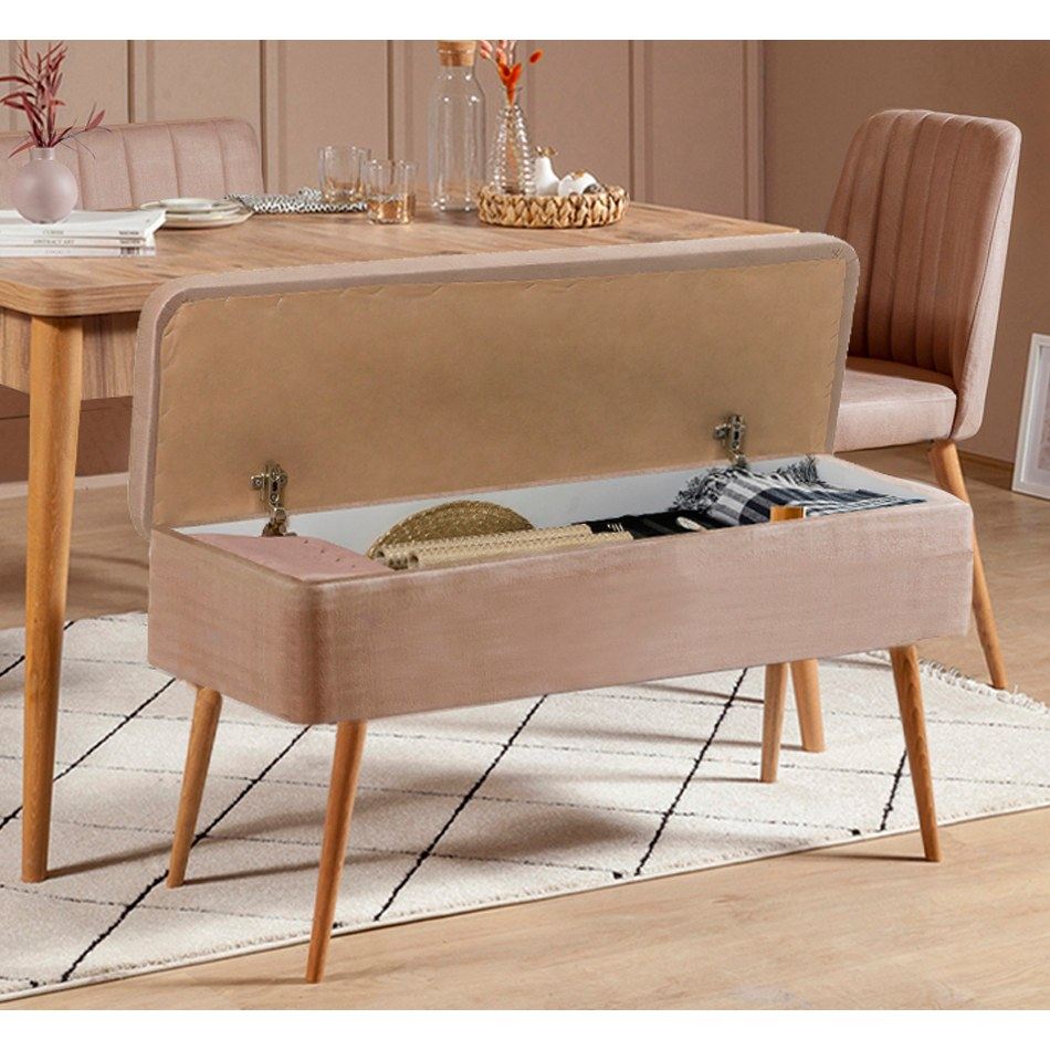 Set stola i stolica (5 komada), Vina 0900 - 4 - Atlantic, Stone