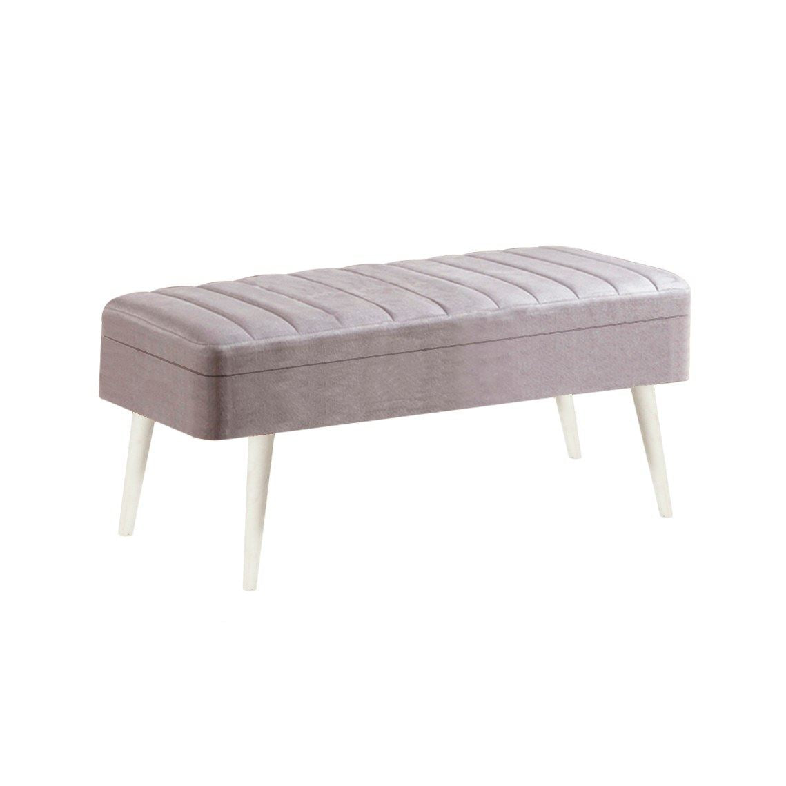 Set stola i stolica (5 komada), Vina 0701 - 4 - White, Grey