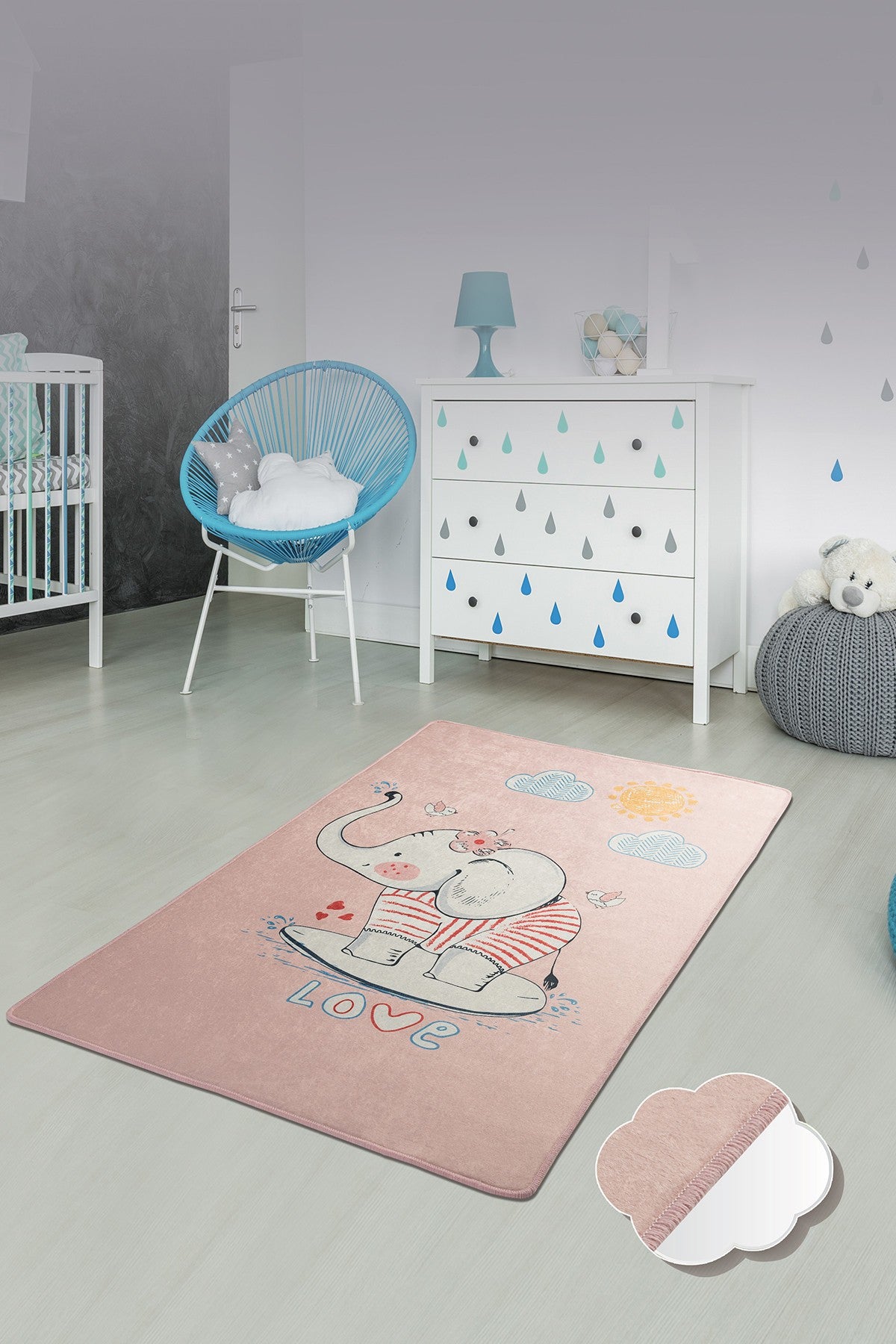 Tepih (140 x 190), Lovely - Pink