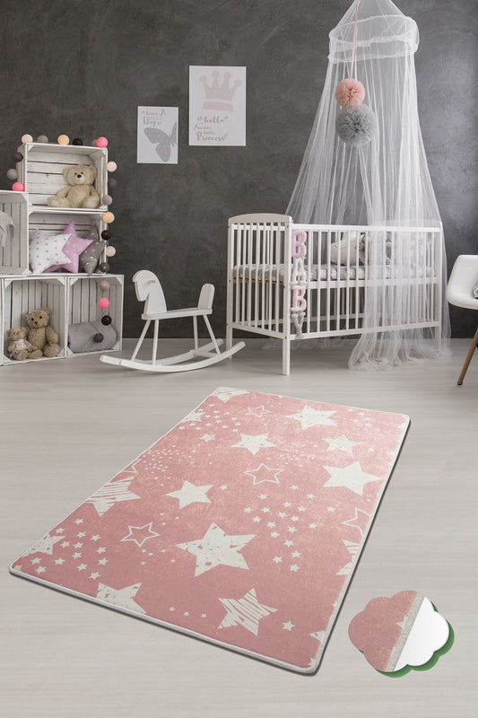 Tepih (140 x 190), Stars - Pink