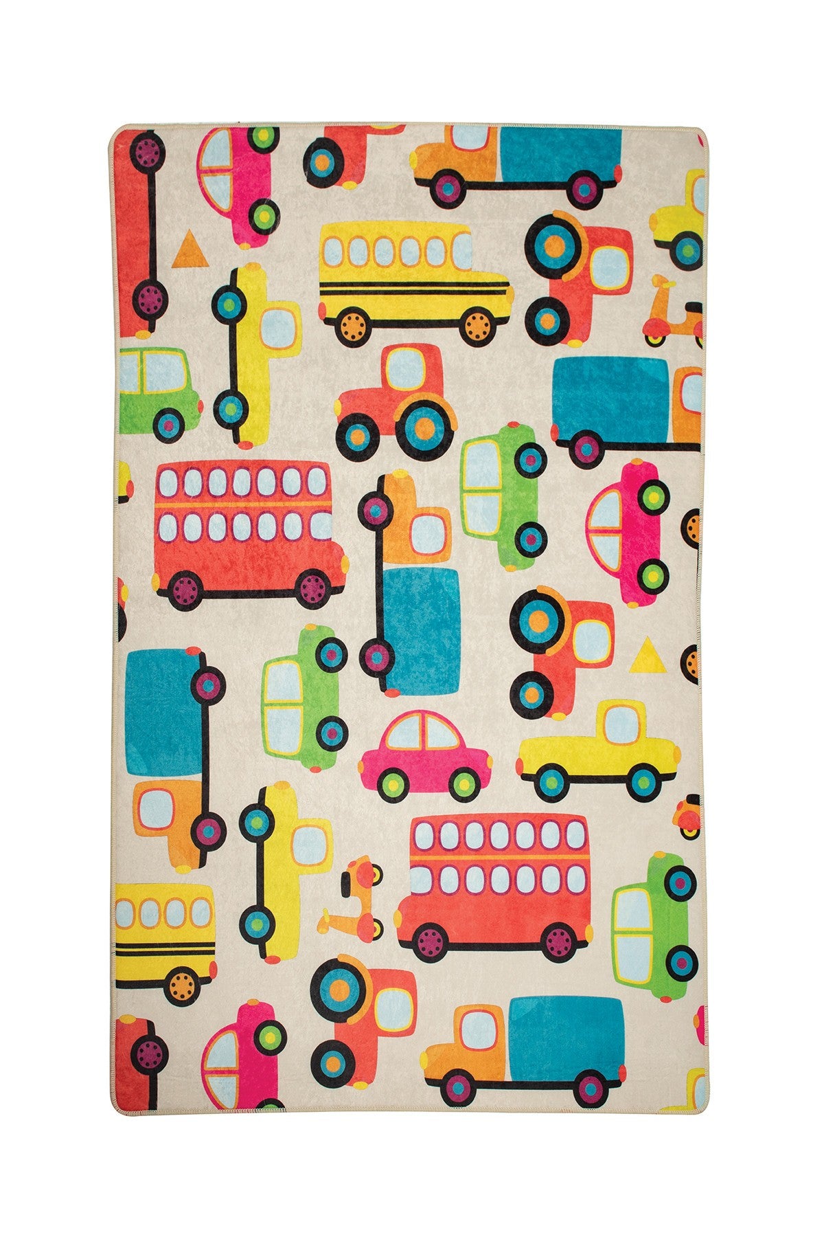 Tepih (100 x 160), Cars - Ecru