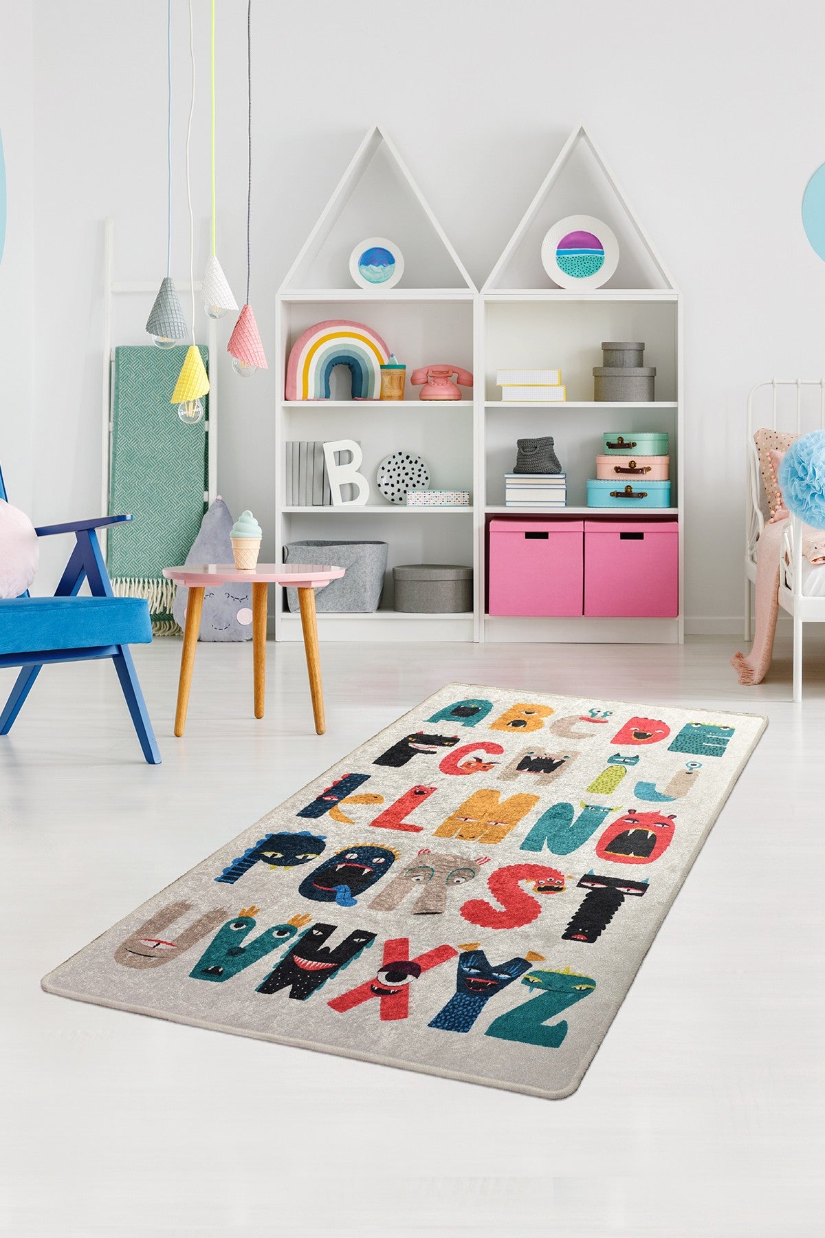 Tepih ABC, dimenzije: 140*190 cm, Monsters