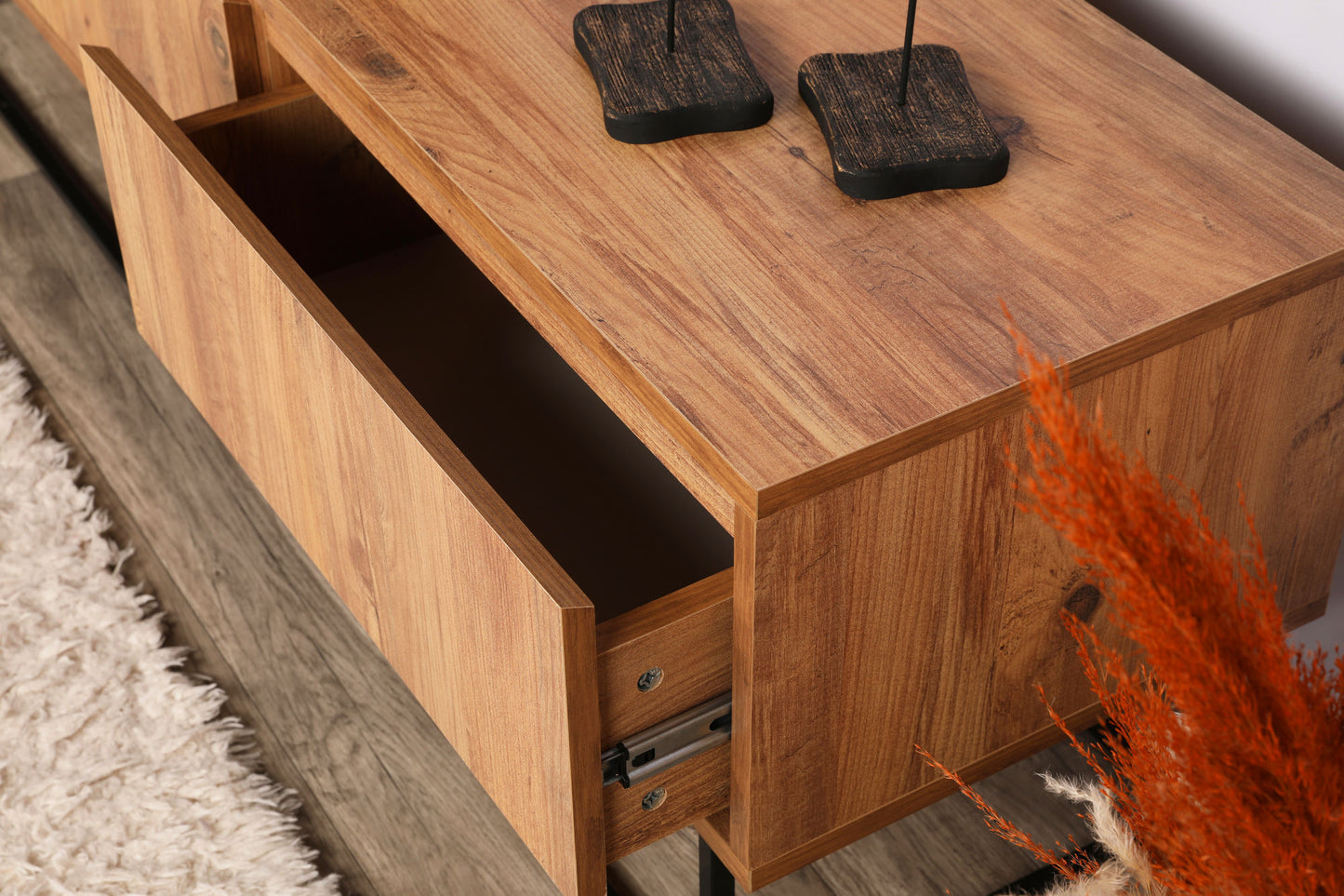Stalak za televizor, Orah Crno, Lupin 140 - Walnut