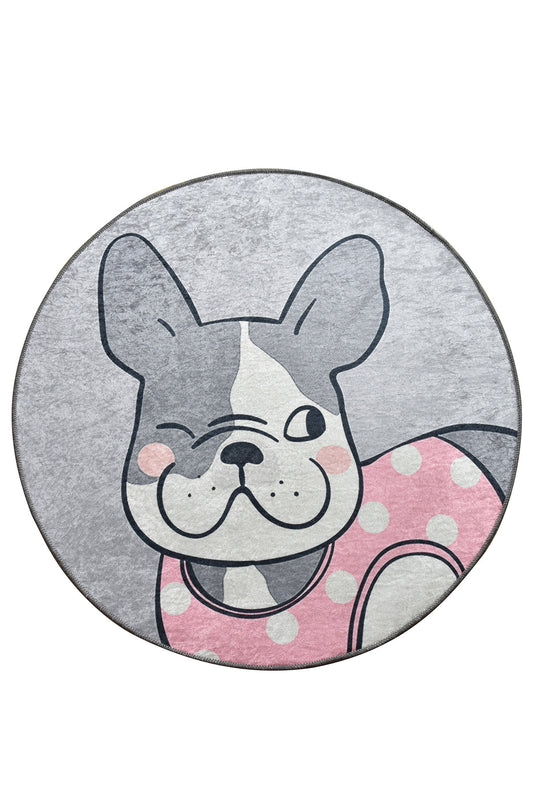 Tepih (100 cm), Happy Dogs - Grey