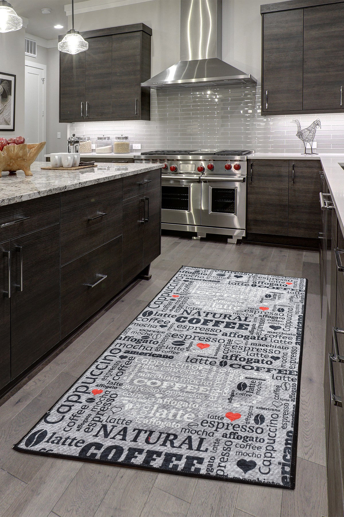Tepih (100 x 200), Fincan - Grey