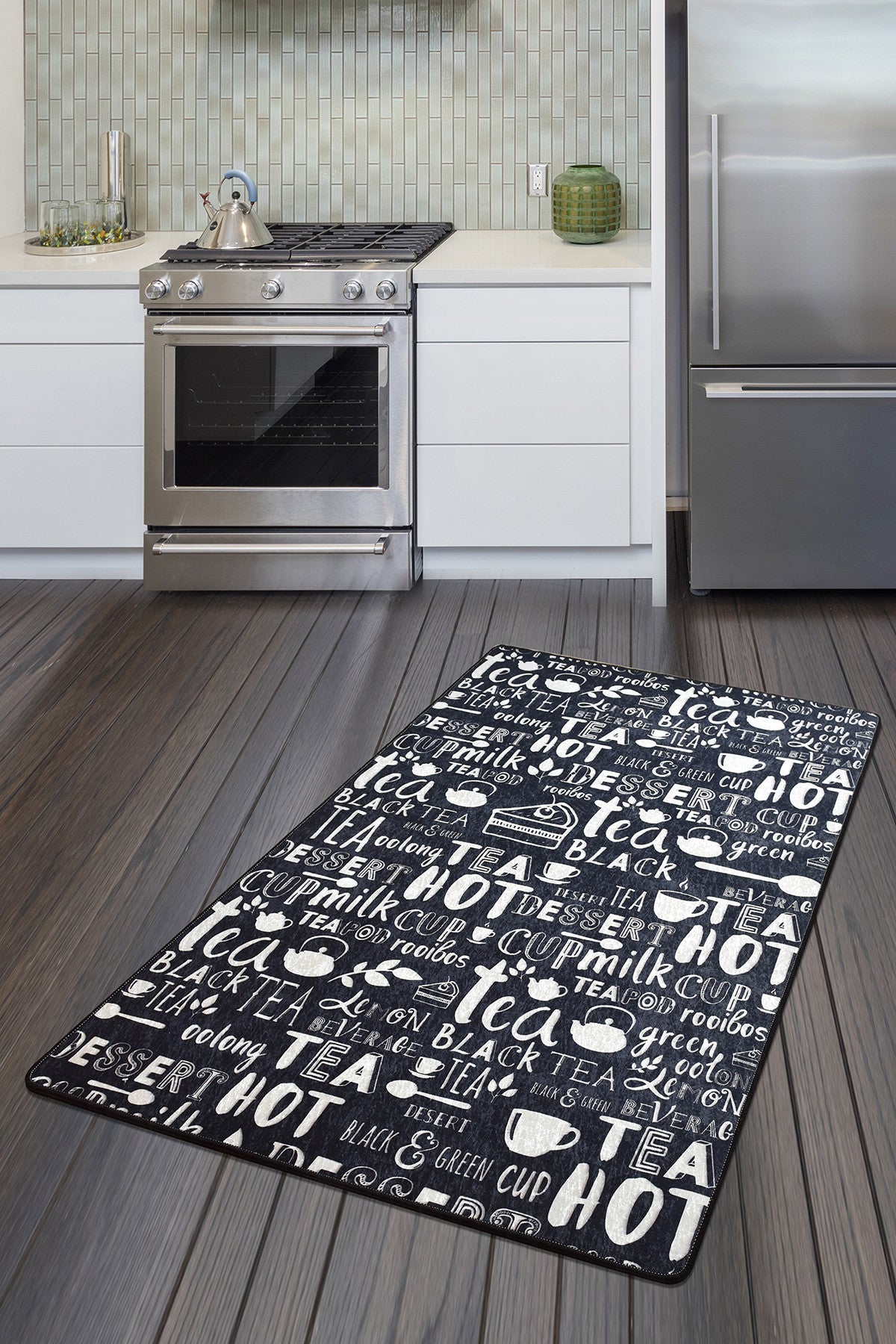 Tepih (100 x 300), Hot Tea - Black