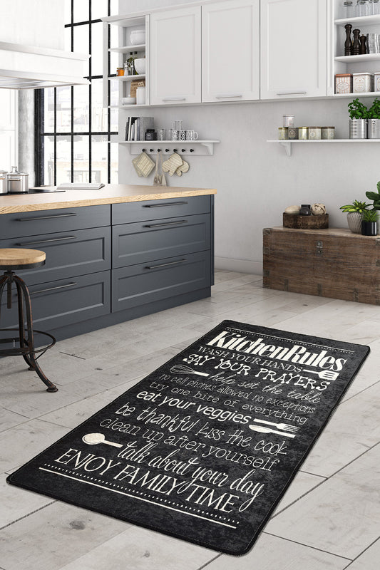 Tepih (160 x 230), Kitchen - Black