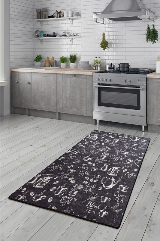 Tepih (80 x 300), Cappuccino - Black