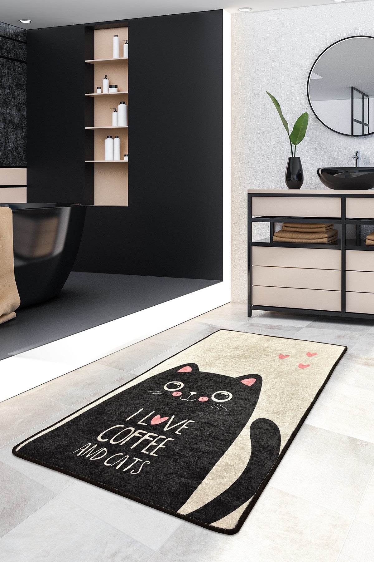 Tepih (80 x 200), I Love Cats