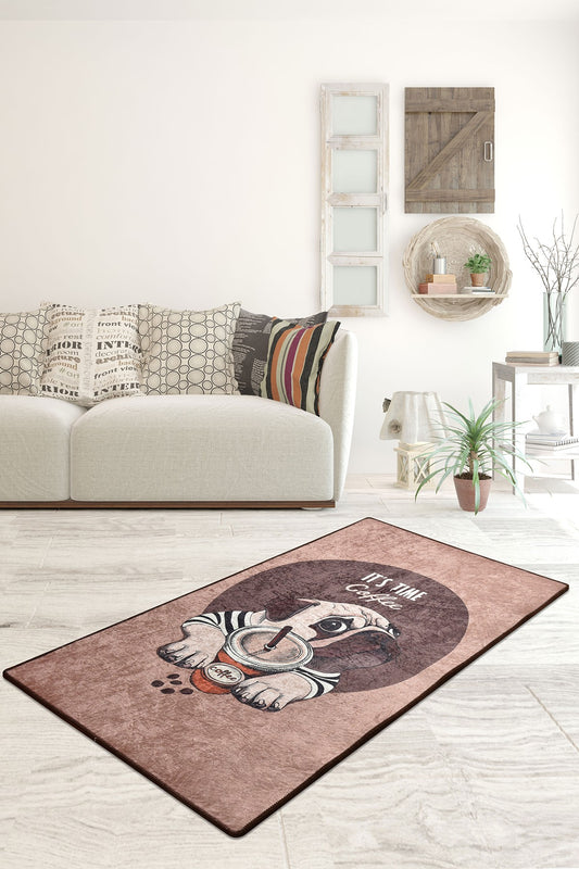 Tepih (80 x 150), Pugs - Coffee