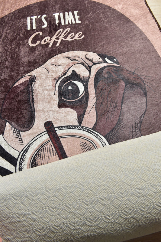 Tepih (80 x 150), Pugs - Coffee