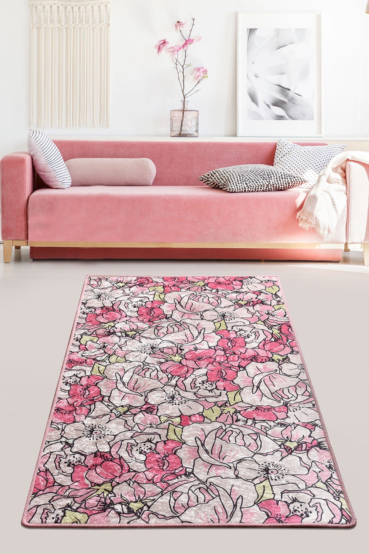 Tepih (80 x 300), Rosa - Pink