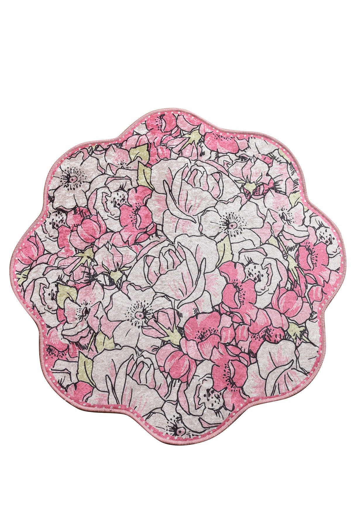 Tepih (140 cm), Rosa - Pink Shape