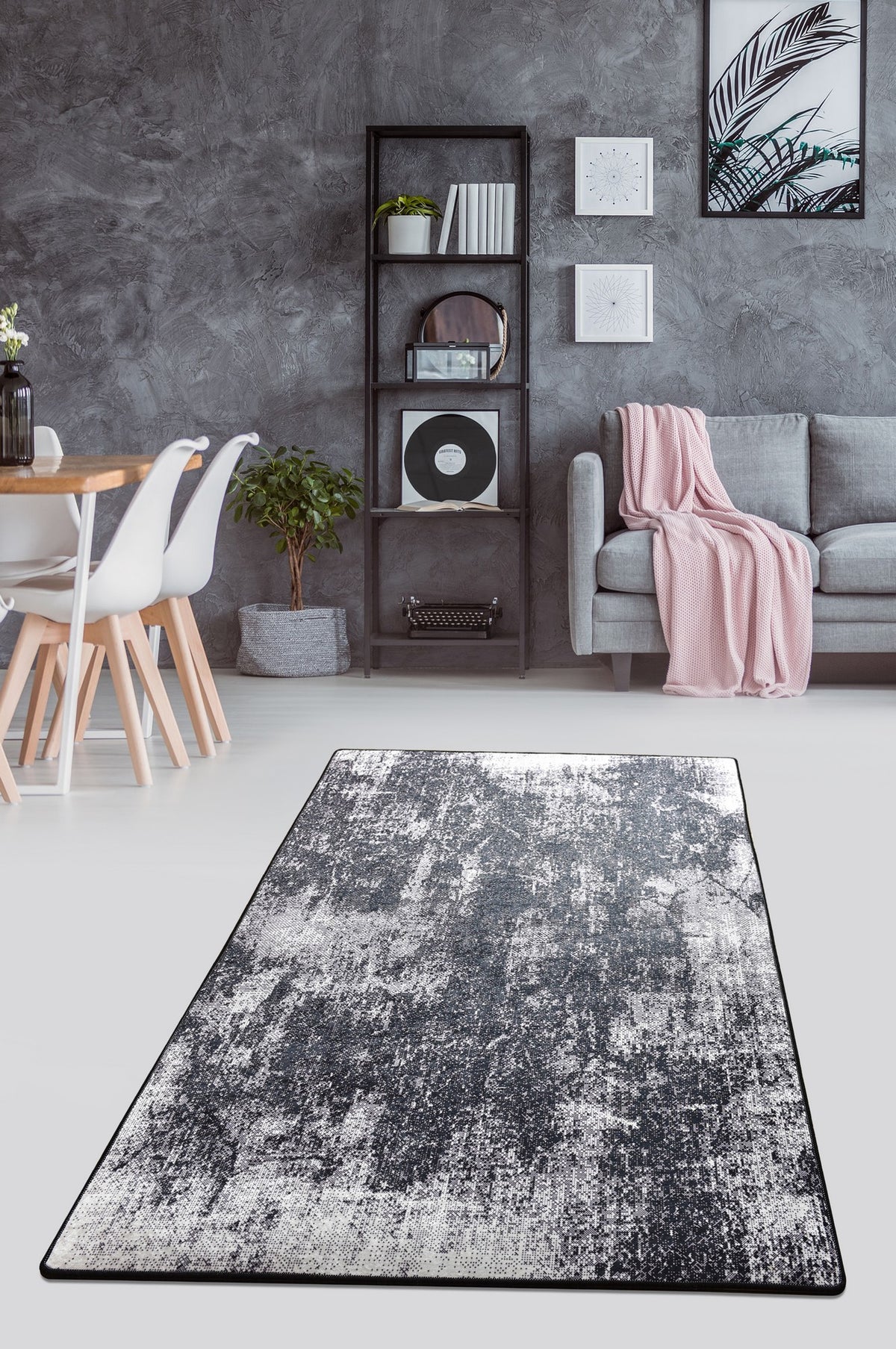 Tepih (80 x 200), Stain - Black
