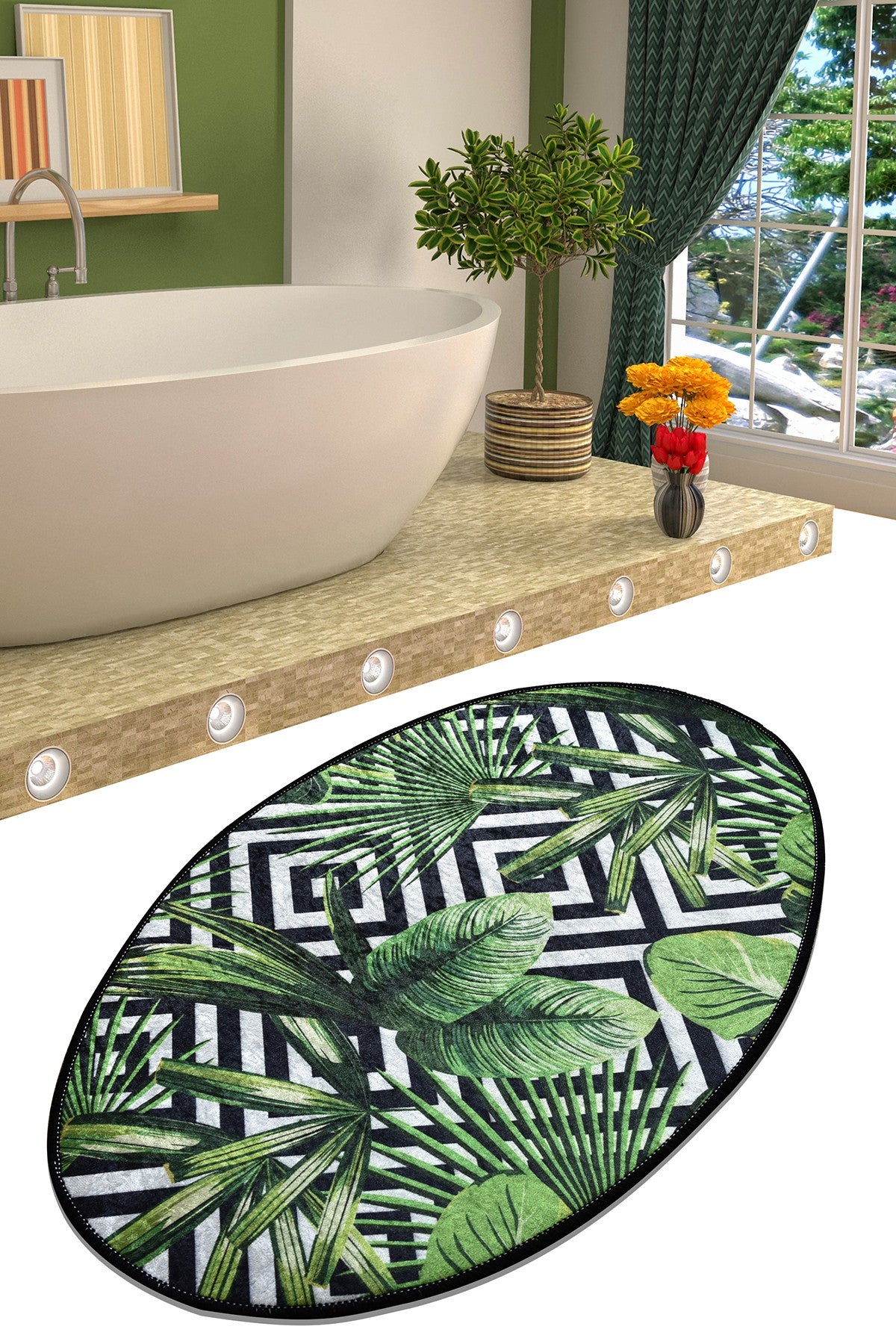 Tepih (60 x 90), Tropik Oval DJT