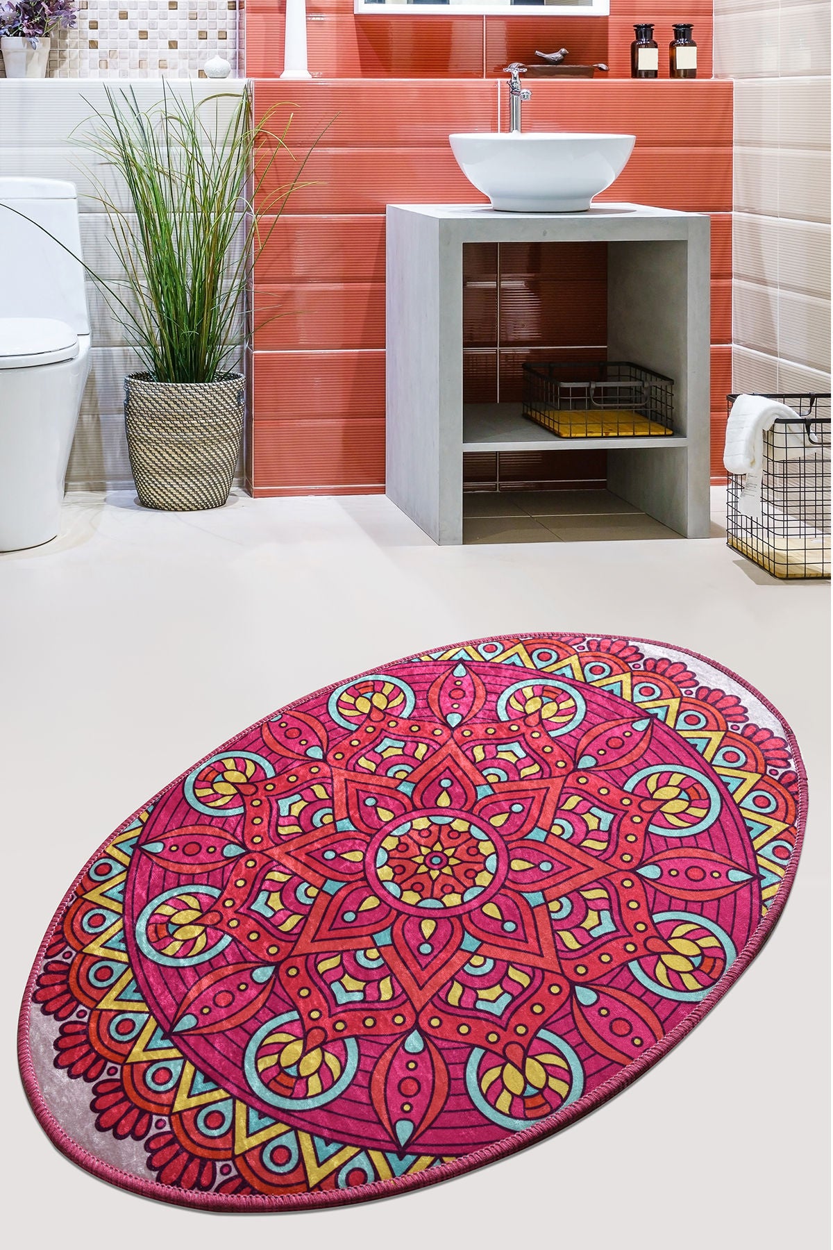 Tepih (60 x 90), Mandala Oval DJT