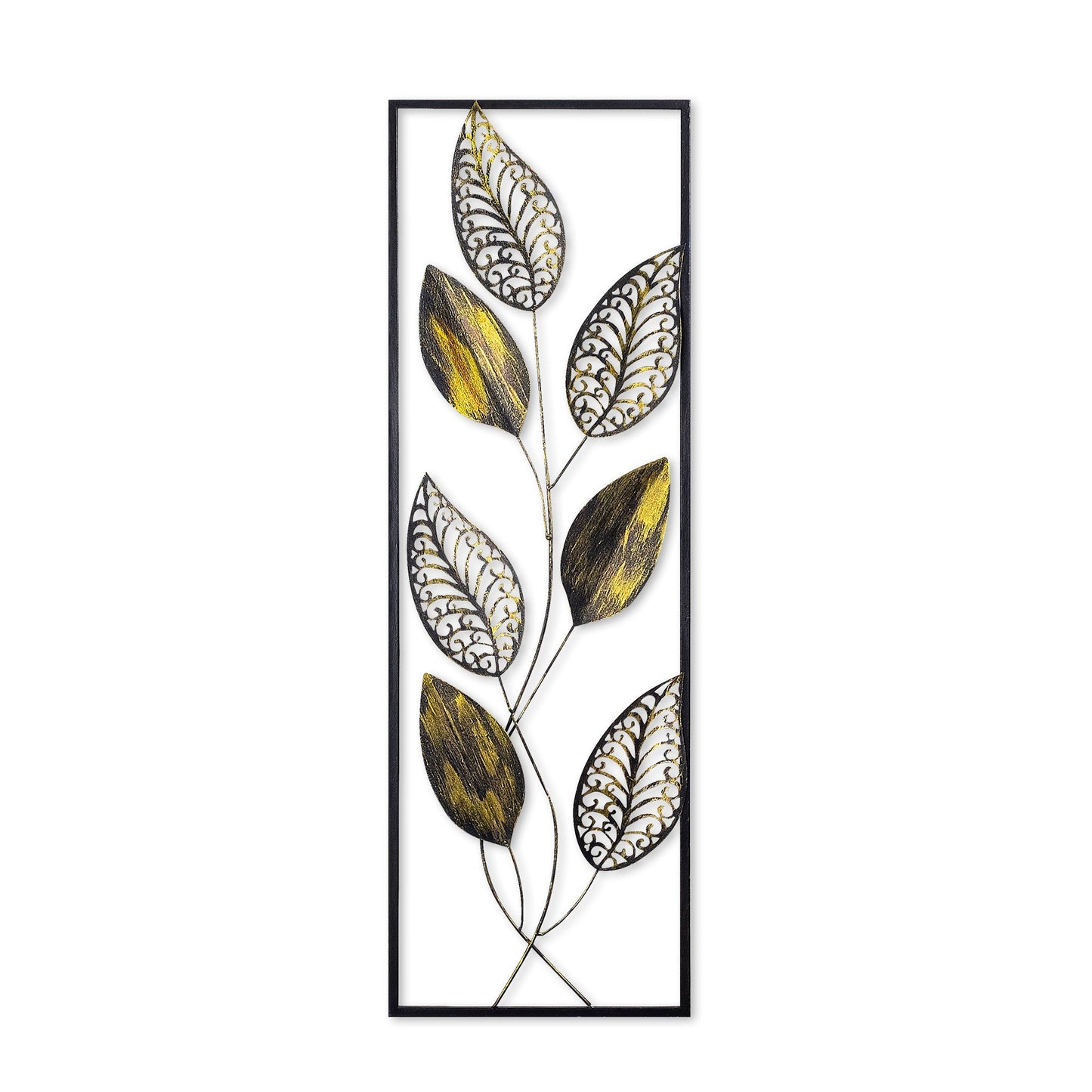 Metalna zidna dekoracija, Metal Art Leaf