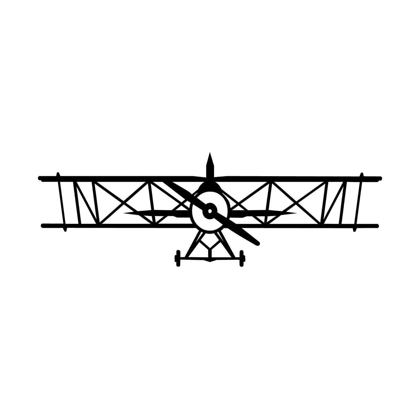 Metalna zidna dekoracija, Airplane