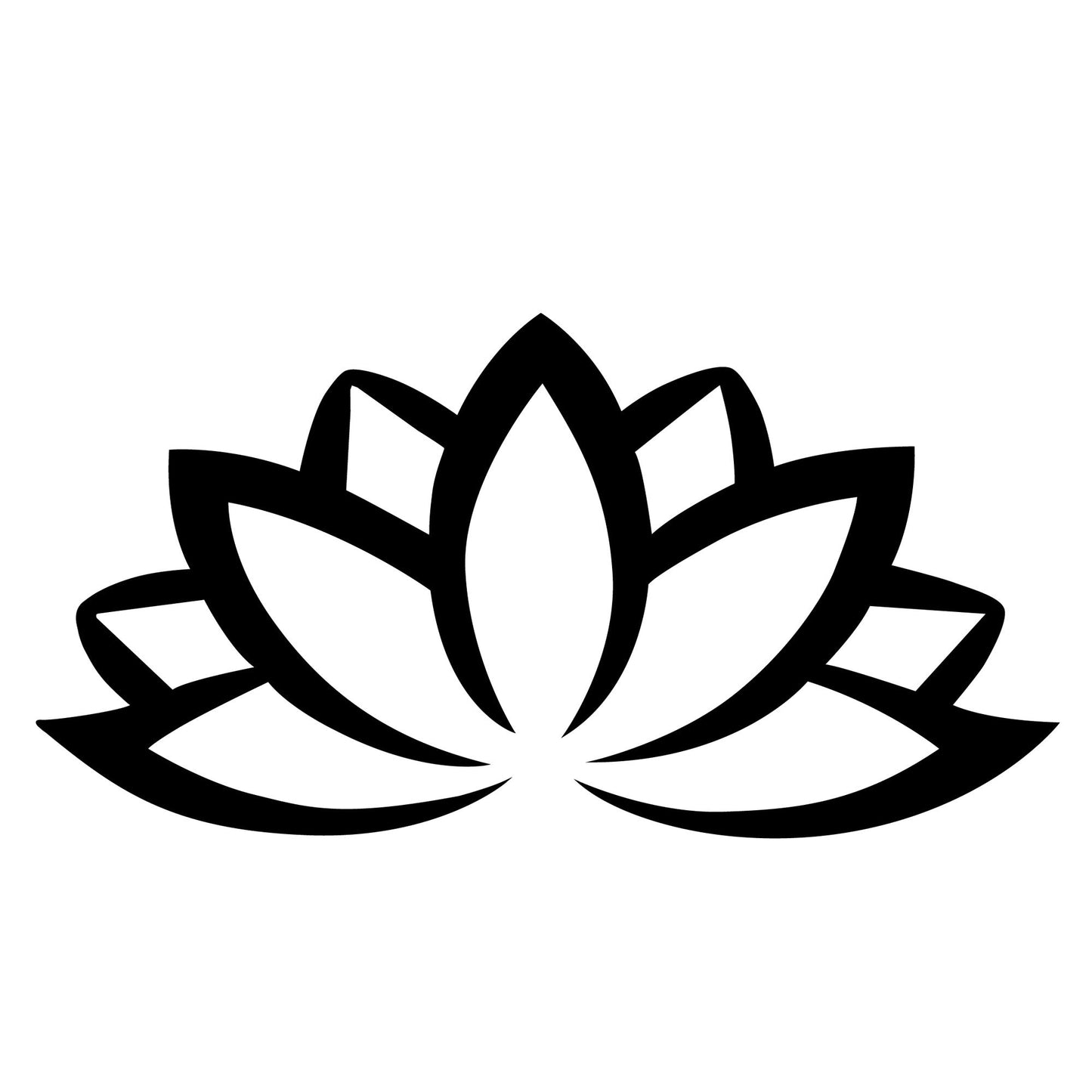 Metalna zidna dekoracija, Lotus Flower 2