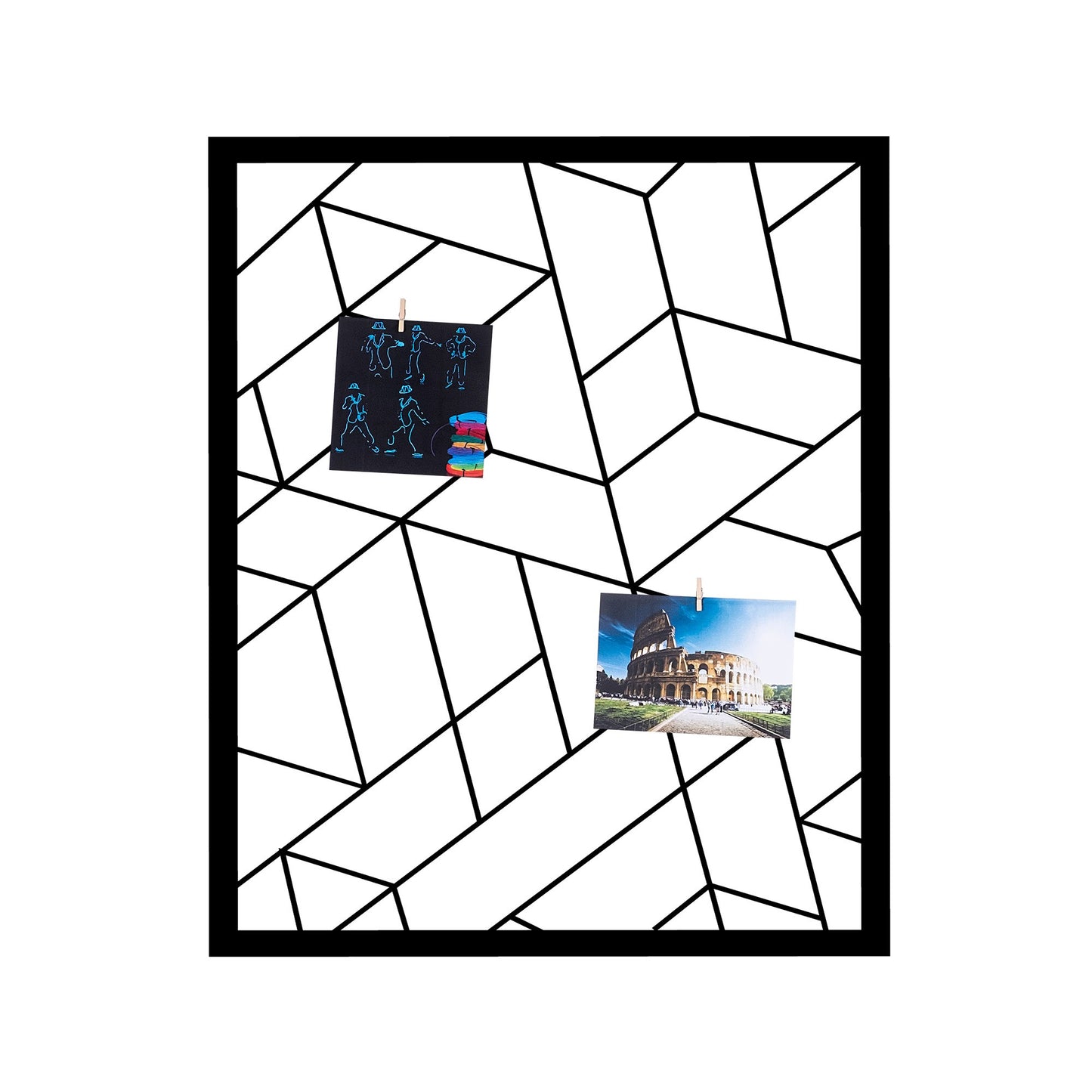 Metalna zidna dekoracija, Moodboard 2 - Black