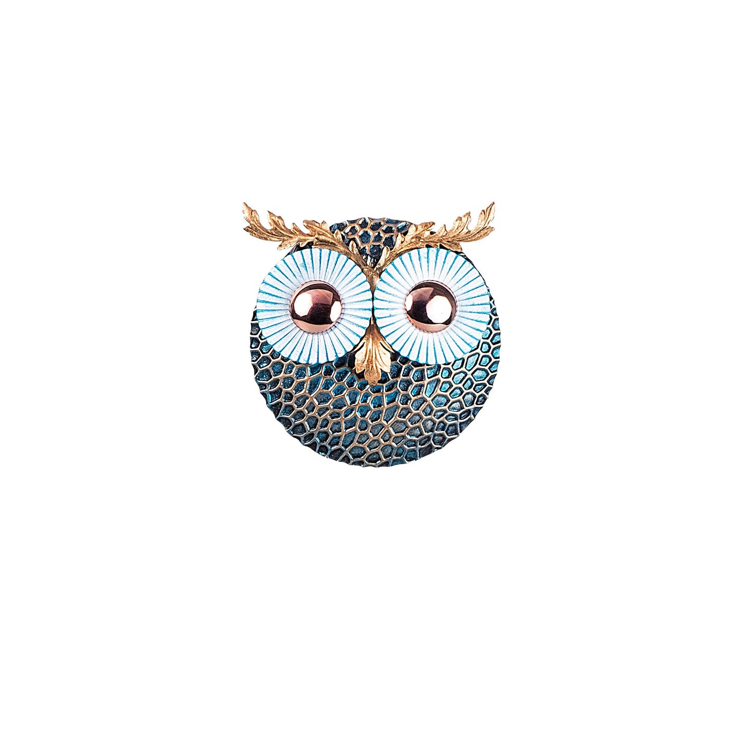 Zidna dekoracija SOVA bakrena, Owl 3 - Copper