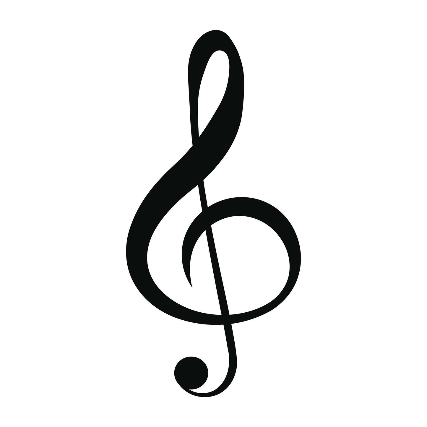 Zidna dekoracija CLEF, Treble Clef
